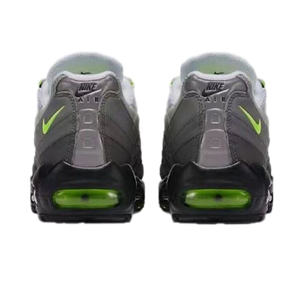 Nike AIR MAX 95 OG Lifestyle Sneakers Neon Mens Grey HM4740 - Picture 2 of 4